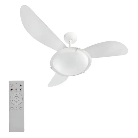 Ventilador De Teto Ventisol, Bivolt Sunny 3p - Branco