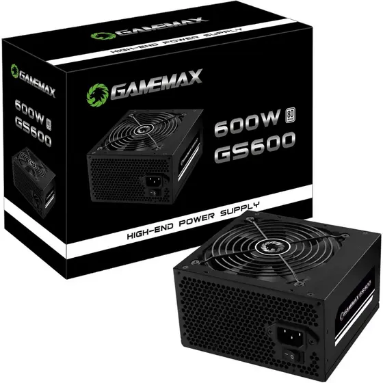 Fonte Gamemax Gs600 600w 80 Plus White