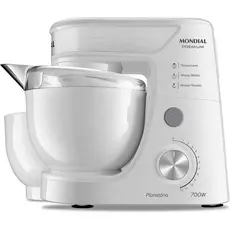 Batedeira Planetária, Mondial, Branco/Inox, 700W, 220V - BP-01P-W