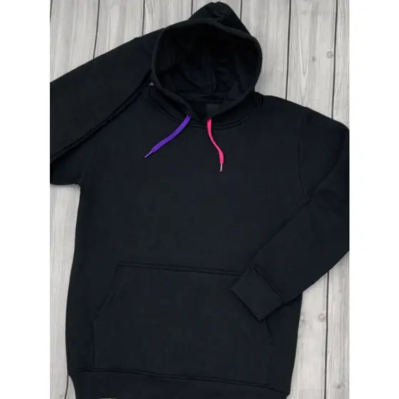 Moletom ATL Cordão Roxo e Rosa Lançamento Casaco Para Frio Com Cordões Coloridos Streetwear Unissex