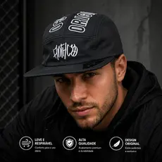 Boné Original Five Panel fitão Anth Co 5 Panel Aba Reta masculino feminino streetwear  maculino