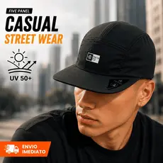 Boné Original Five Panel Anth Co 5 Panel Aba Reta masculino feminino emborrachado tik maculino