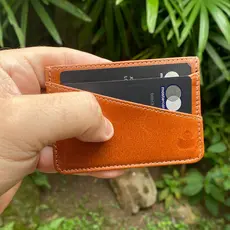 Porta Cartão Reforçado Masculino Para Homens Compacto Couro Legitimo com Estilo Versátil e Funcional