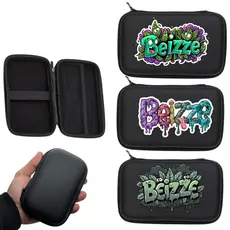 Estojo de couro sintético case bag para cabos maquiagem acessórios itens pequenos bolsinha porta treco