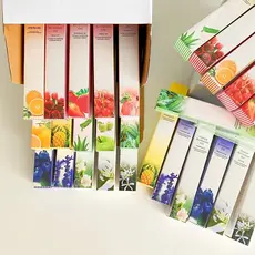 5 Caneta Oleo Hidratante Cutículas Revitalizador Unhas Gel Sabor Flores Frutas (S015)