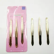 Designer De Sobrancelhas: Ferramenta com 3 Pinças e Pontas Exclusivas (S15)