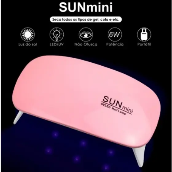 Mini Cabine Sun Mini de Unha E Estufa LED para Unhas em Gel Portátil (S15)