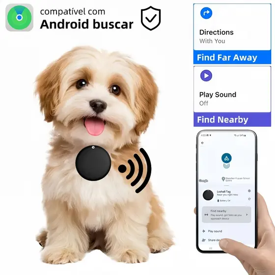 Rastreador Smart Tag Android Certificado App Oficial Distância Global GPS