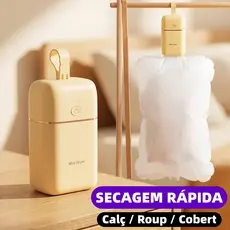 Secador Mini Portátil | Secagem Rápida e Eficiente para Roupa, Calçado e Cobertor Ocupa Pouco Espaço