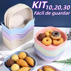 Prato Multifuncional para Sala e Jantar, Suporte de Mesa para Ossos, Frutas e Doces