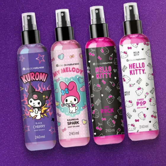 Hello Kitty Deo Colônia Body Splash 240ml