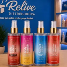 Kit 04 Body Splash SOUL TRADICIONAL FEMININO 200ml Perfume Colonia Desodorante Corporal Alta Fixação