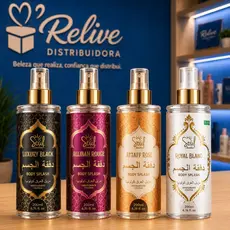 KIT 04 Body Splash ARABE SOUL 200ml FEMININO - Desodorante Perfume Corporal Alta Fixação Noite e Dia