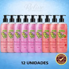 Kit 12 und Hidratante Coporal BABASOUL - SOUL - 240ml - Cheirinho de Chiclete Nutrição Perfume Suave