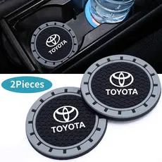 Porta-Copos De Carro Com 2 Pacotes , Água Para Toyota Camry Corolla Vios Hilux Innova RAV4 Wigo , Silicone Antiderrapant