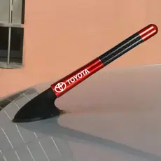 1 Peça Antena Universal De Rádio De Carro De Fibra De Carbono De 12 Cm Para Toyota Camry CHR Corolla rav4 yaris prius Au