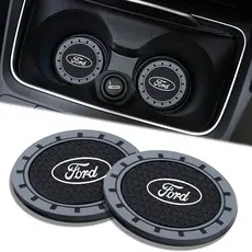 Porta-Copos De Carro Com 2 Pacotes , Água Para Ford Ranger Focus Fiesta mk Everest Ecosport , Silicone Antiderrapante ,