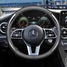 Capa de volante de carro nova para Mercedes Benz AMG W204 W213 W212 W211 W246 W216 W203 W166 W222 W221 GLA GLB GLS, capa