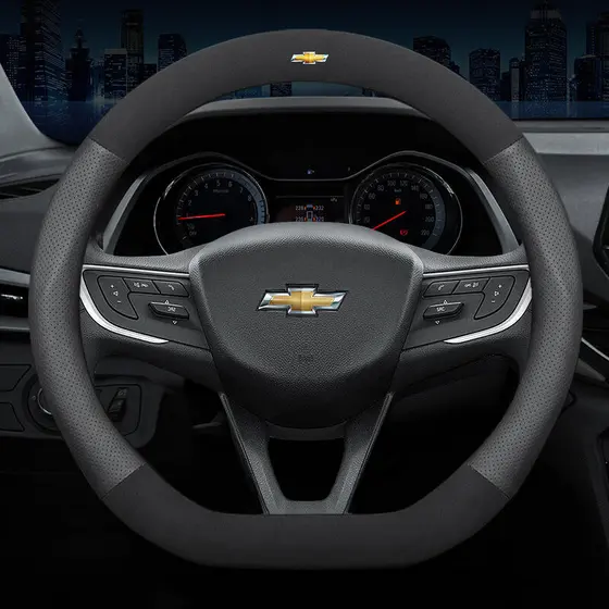Capa de Volante de Couro para Chevrolet Captiva, Cruze, Spin, Optra, Trailblazer, Orlando, Sonic, Equinox, Colorado, CAV
