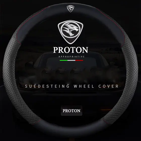 Capa de volante em couro Proton 38cm