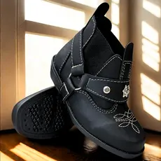 BOTA COUNTRY BOTINA TEXANA INFANTIL MENINO MENINA UNISSEX BOTINHA COURO SINTÉTICO UGUI