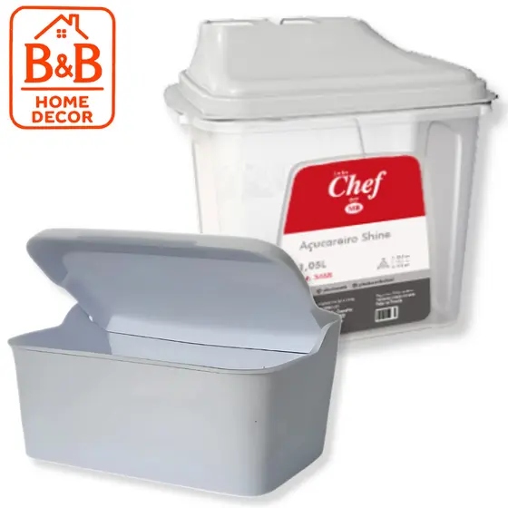 Saleiro com Tampa Basculante 500ml Alta Qualidade para Temperos Porta Sal Pote Organizador
