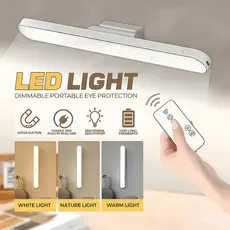 Luminária De Led Sobrepor Bastão Recarregável Sem Fio Com Suporte Magnético E Touch