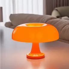 Abajur de Led Cogumelo Luminária Retrô USB para Estudo Quarto Sala Decoração Vintage