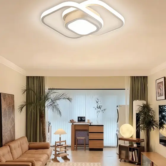 Luminária De Teto Plafon Led Moderna Lustre para Corredor Sala Quarto Cozinha