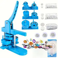 3 Kit Conjunto de Máquina de Crachá Deslizante Máquina De Button, Botão, Broche, Crachá 33/44/58mm 100 Boton  Nova praça