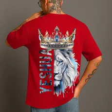 Camiseta Masculina Leão De Judá Moda Gospel Yeshua