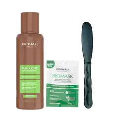 Escova Progressiva Burix One Reconstrói e Proporciona Brilho Intenso Prohall Profissional 120ml