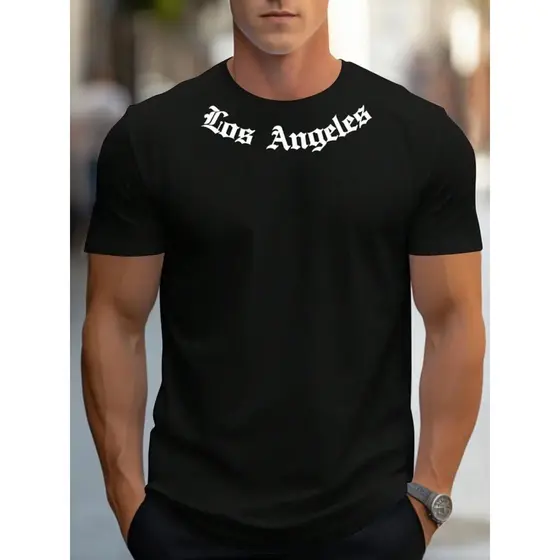 Camisa Camiseta Masculina Los Angeles Moda Street Lançamento