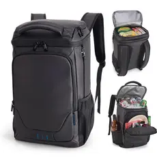 ROMANTIC CROWN Mochila Térmica Impermeável 23L Isola 16h Cooler Portátil, Resistente à Água com Abridor de Garrafas