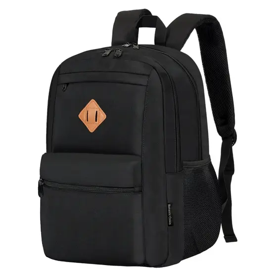 Mochila masculina Leve Resistente, Compartimento para Notebook 15", Bolso Lateral para Garrafa, Viagem, Trabalho, Escola