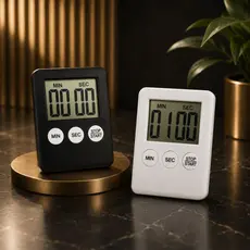 1/3/5 P莽s Timer Eletr么nico Lcd Digital Display, Cron么metro, Temporizador Para Cozinha - 5977