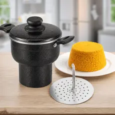 Cuscuzeiro de Aluminio 14 cm Nordeste