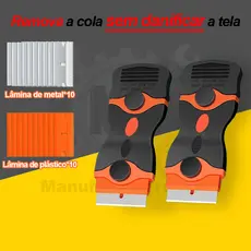 Raspador De Dupla Face Vidro Cerâmico Removedor De Cola Ferramenta De Cerâmica 6pcs/20pcs