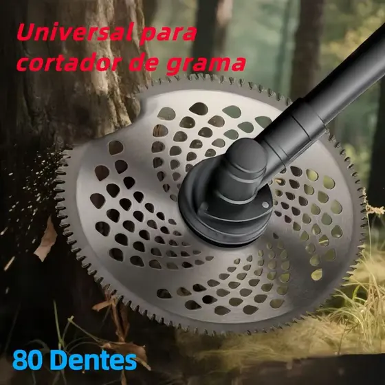 Lâmina Disco 80 Dentes Para Roçadeira 25.4mm