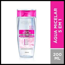 Água Micelar L'Oréal Paris Dermo Expertise 5 em 1 - 200ml