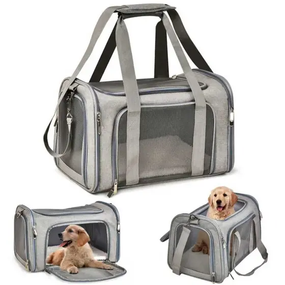 Bolsa Transporte Cães E Gatos Mochila Avião Viagem Mala