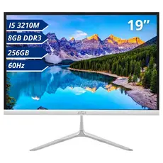 Computador All In One 19” Intel Core i5 8GB SSD 256GB Monitor HD 60Hz HDMI USB Rápido Windows 11