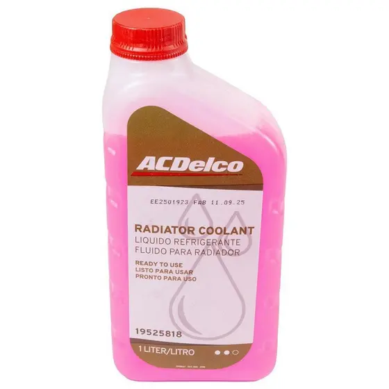 Aditivo radiador rosa 1L pronto para uso Original ACDelco 19525818