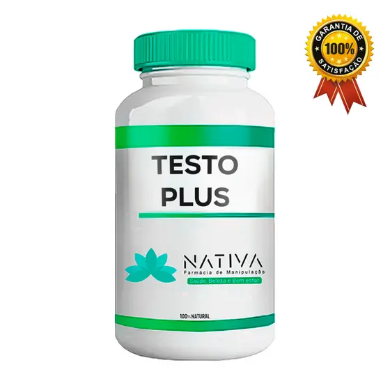 Testo Plus 60 Cápsulas Suplemento Masculino Natural