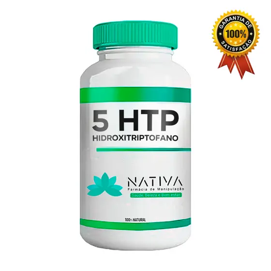 5 HTP Hidroxitriptofano 100mg 60 Cápsulas Suplemento