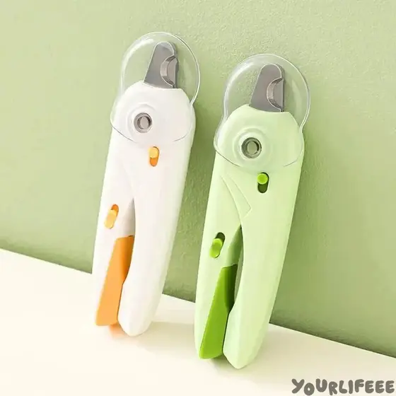 Cortador de Unhas Pet | Alicate + Lixa + Led + Tesoura | Para Cães e Gatos