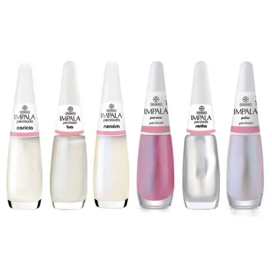KIT IMPALA ESMALTES CLÁSSICOS ESCOLHA SEU KIT - CINTILANTES, VERMELHOS ESCUROS E FRANCESINHA