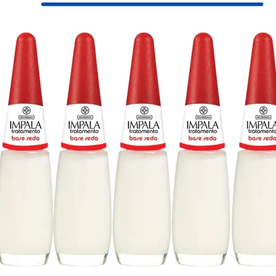 KIT ESMALTES BASE SEDA IMPALA TRATAMENTO NIVELADORA FORTALECEDORA MANICURE PEDICURE
