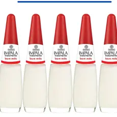KIT ESMALTES BASE SEDA IMPALA TRATAMENTO NIVELADORA FORTALECEDORA MANICURE PEDICURE