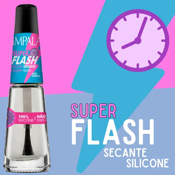 SECANTE PARA ESMALTE SUPER FLASH IMPALA - 8ML